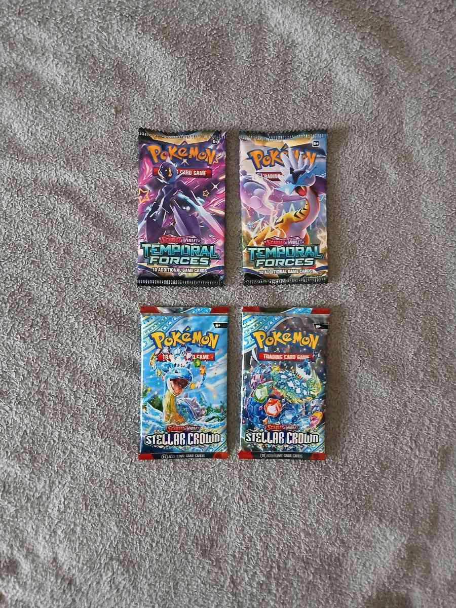 9 Pokemon Trading Cards Booster Packs 10 Cards - North Hollywood, California - FleaMarketBay