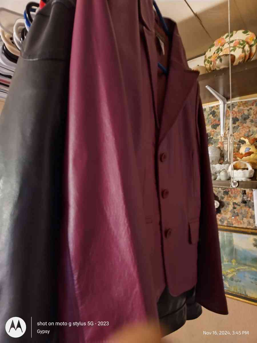 Chadwick purple leather jacket - Redmond, Oregon - FleaMarketBay