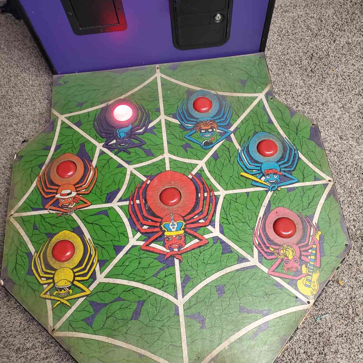 Spider Stompin Arcade Game By Jaleco  RRR Arcade - Rock Island, Tennessee - FleaMarketBay