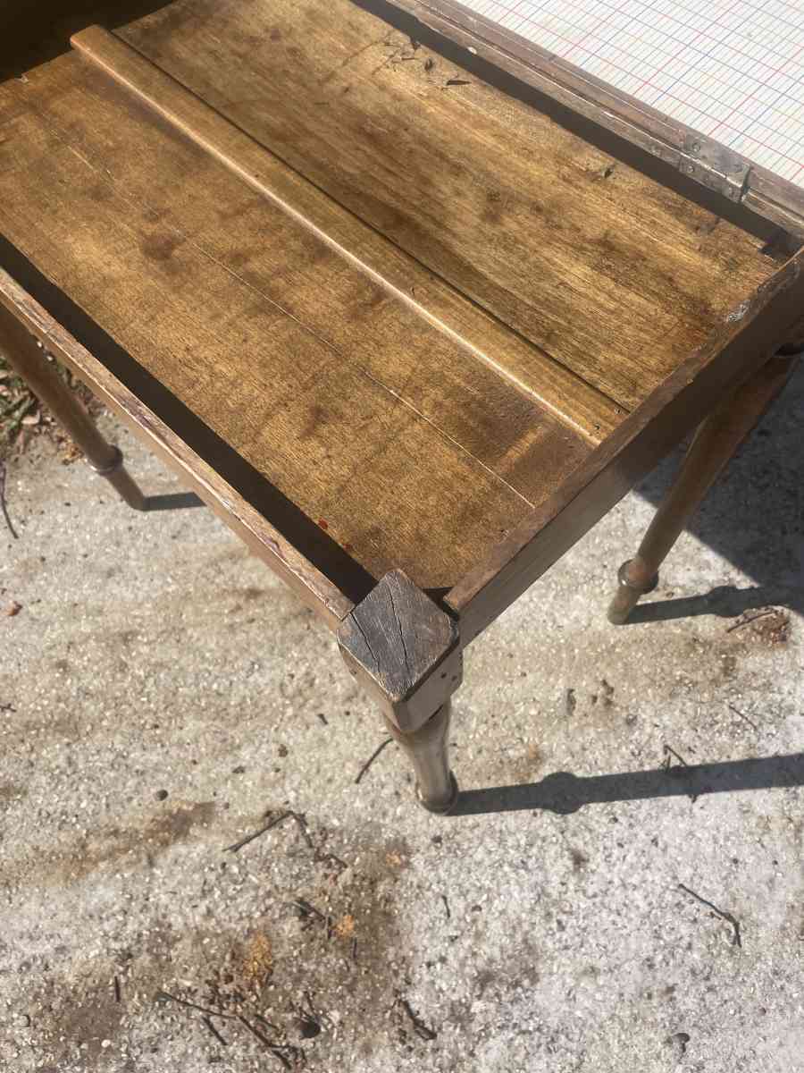 Primitive Hand Painted Art Desk - Loughman, Florida - FleaMarketBay