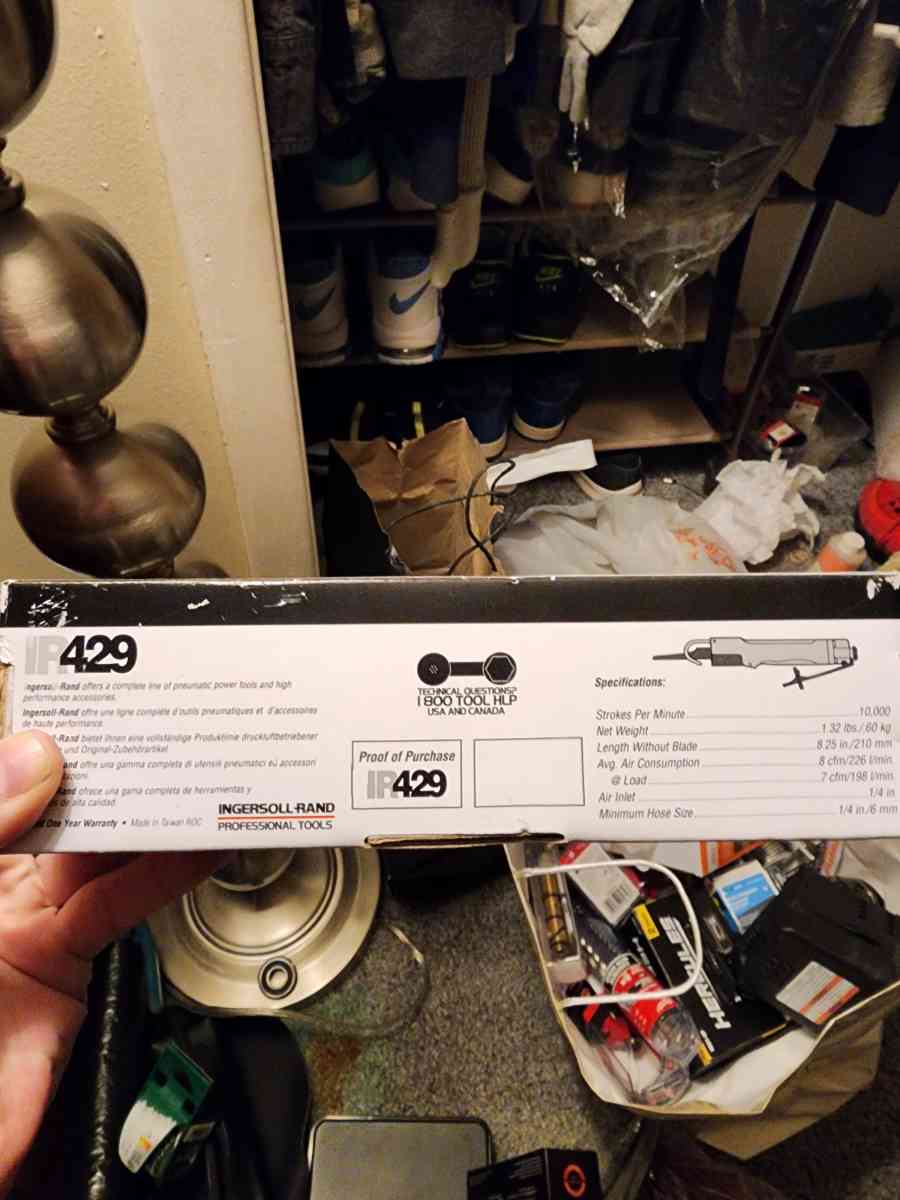 ingersoll rand Ir 429 air reciprocating saw - Pittsburgh, Pennsylvania - FleaMarketBay