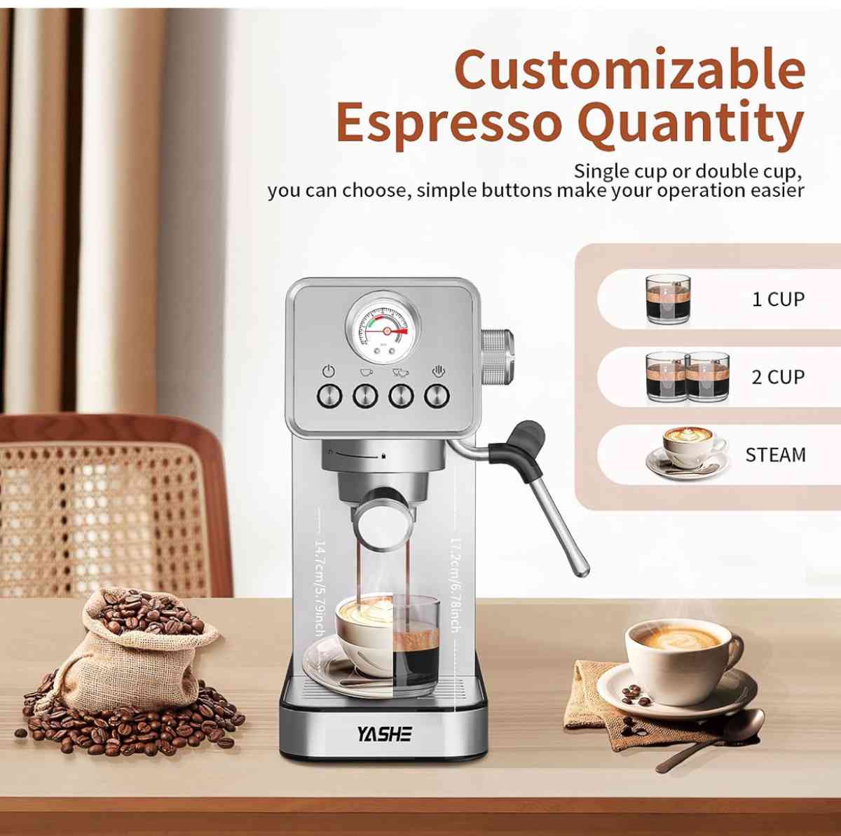 Tasha expresso machine - East Longmeadow, Massachusetts - FleaMarketBay