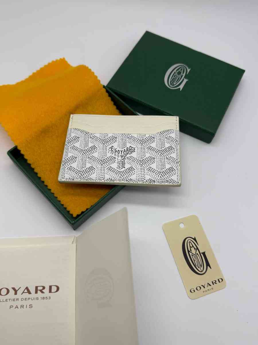 White Goyard Card Holder - Corpus Christi, Texas