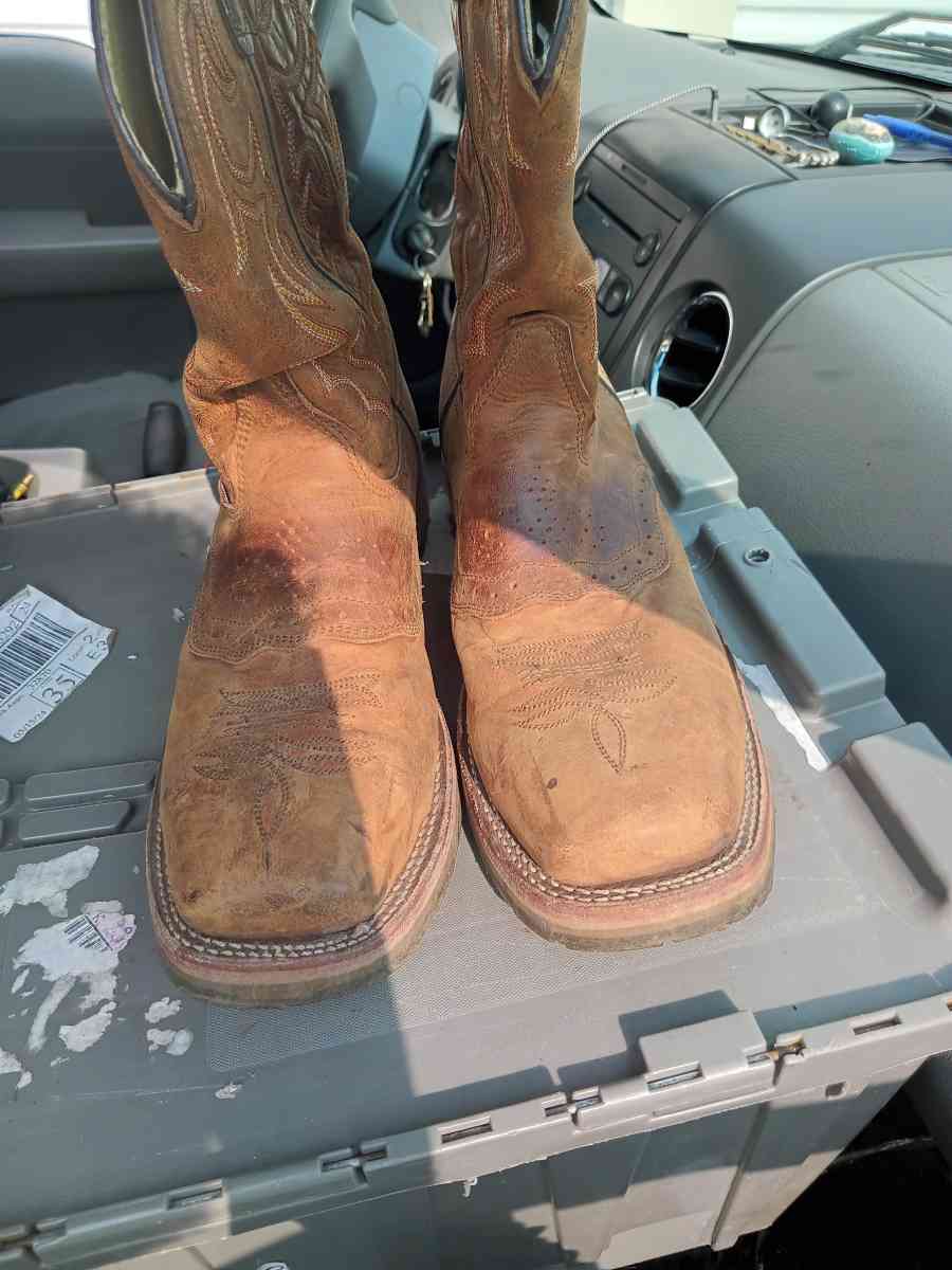 double H square steel toe work boots - Grimes, Iowa - FleaMarketBay