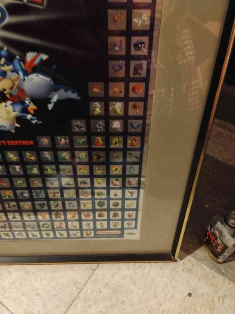 This is an original NMMT Pokmon Stadium 2 Foil Poster - Indianapolis, Indiana - FleaMarketBay