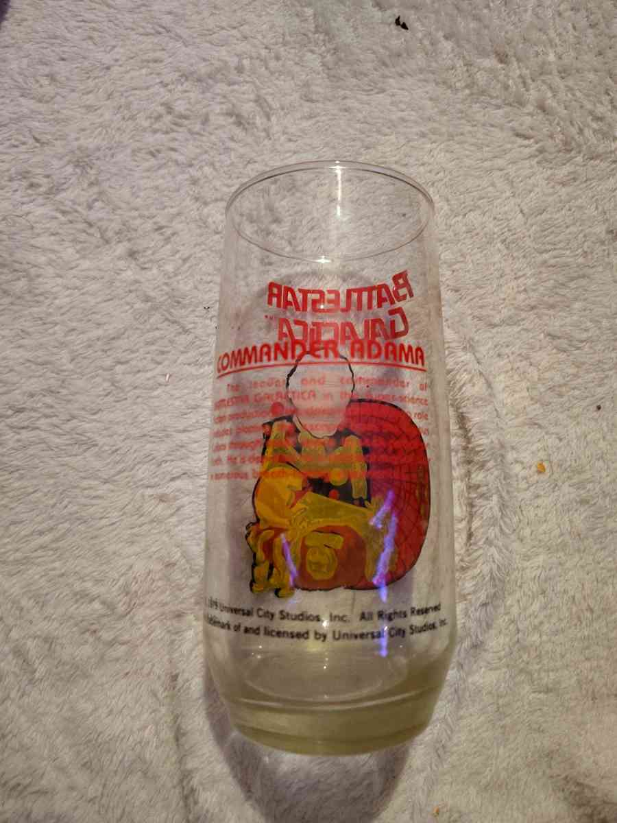 battlestars Galactica glass - Cartersville, Georgia - FleaMarketBay