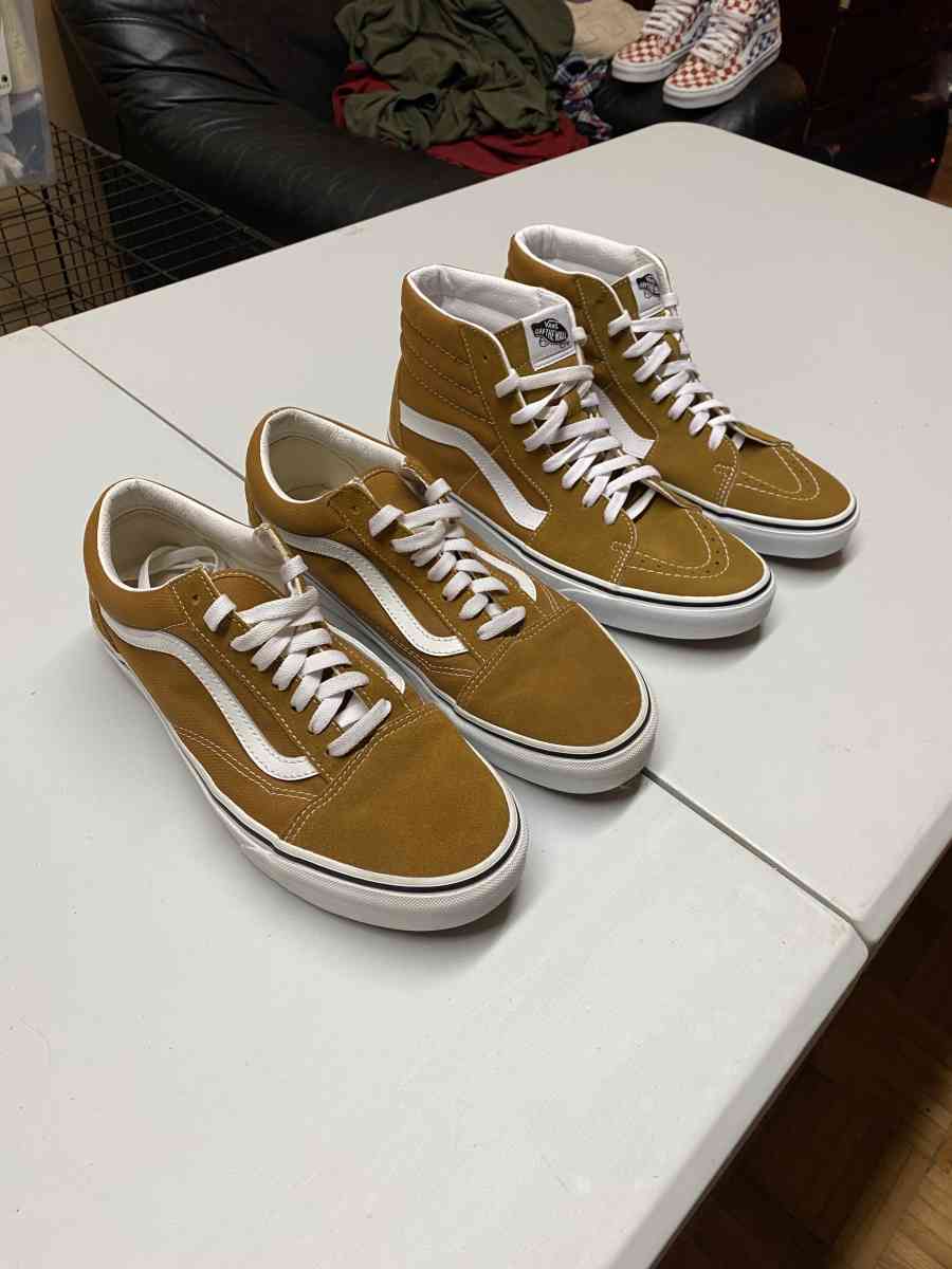 Vans Old Skool Vans Sk8 HI Cumin Size 9 half and Size 10 - Frederick, Maryland - FleaMarketBay