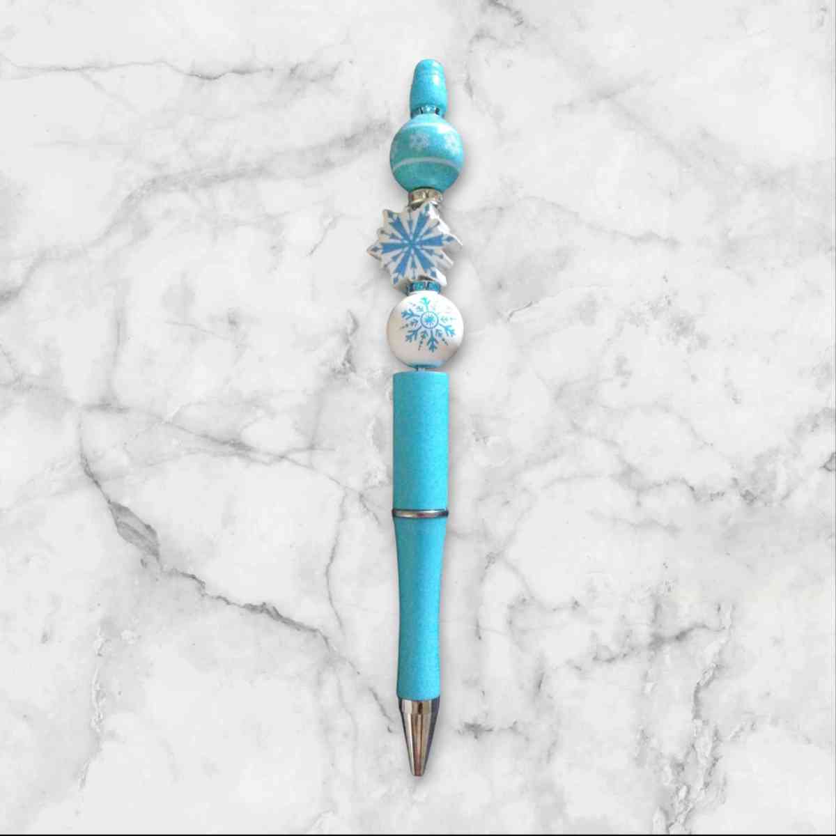 BEADABLE PENS SNOWFLAKES - Bronx, New York - FleaMarketBay