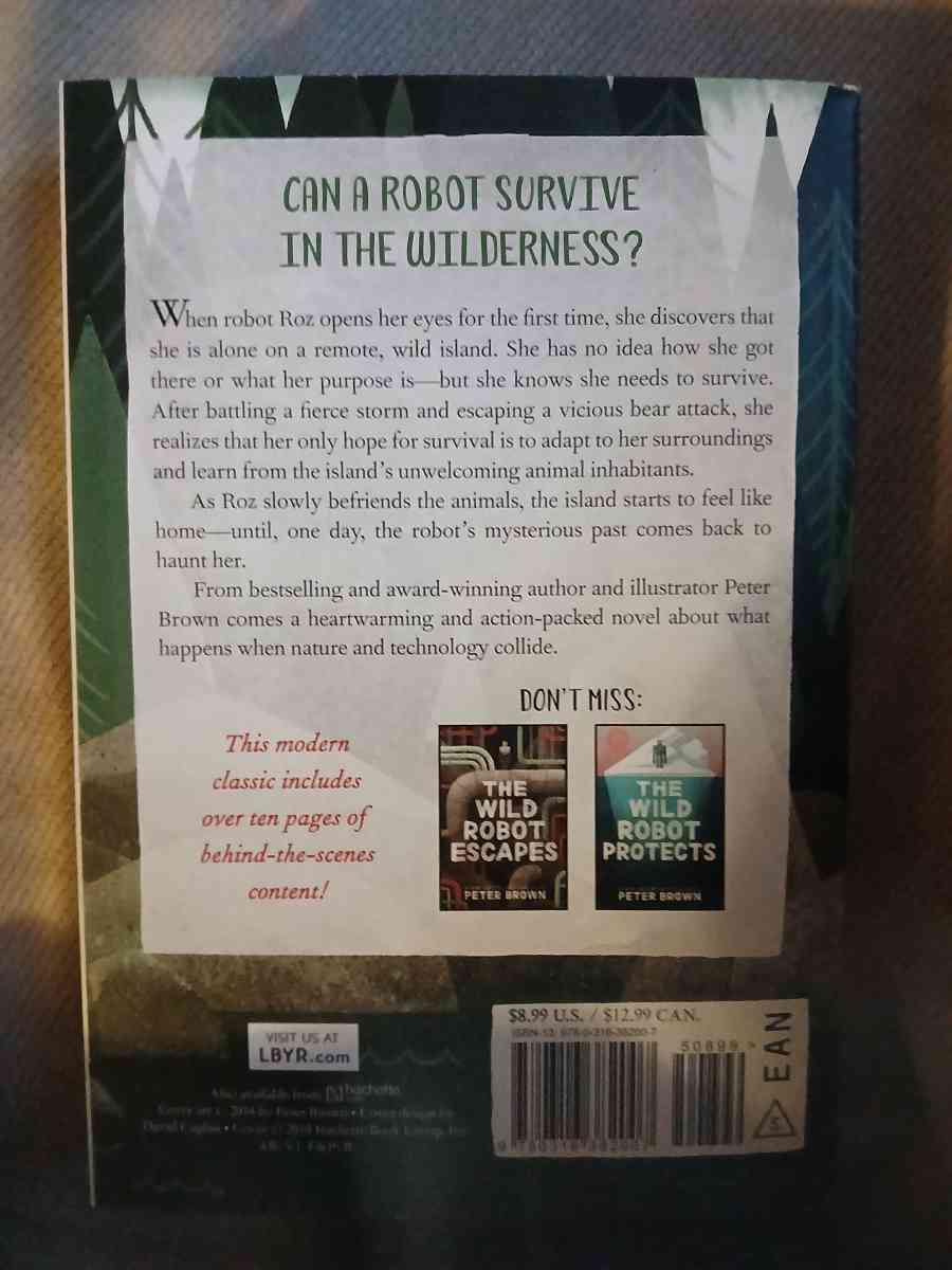 The Wild Robot Book - Delran, New Jersey - FleaMarketBay