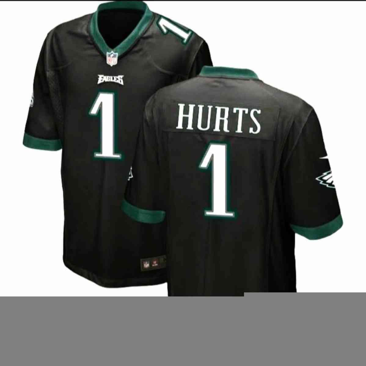 Jalen Hurts Eagles black jersey XL or Large Stitched - Manheim, Pennsylvania