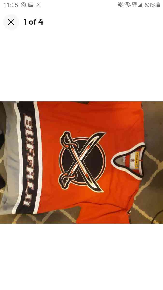 authentic buffalo sabres vintage butterknife Jersey rare - Fredonia, New York - FleaMarketBay