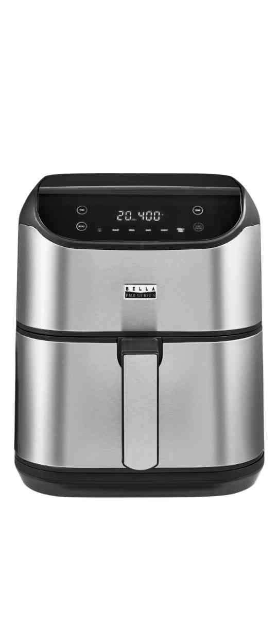 bella PRO  6qt Touchscreen Air Fryer  Stainless Steel new Bo - Manassas, Virginia