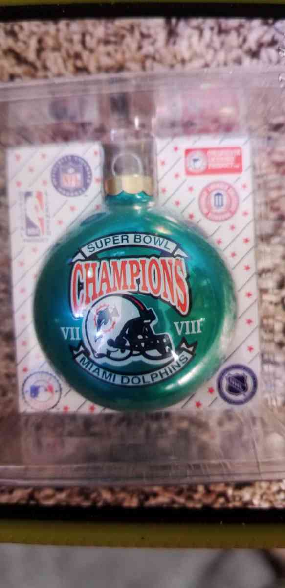 Miami Dolphins Ornaments - Casselberry, Florida - FleaMarketBay