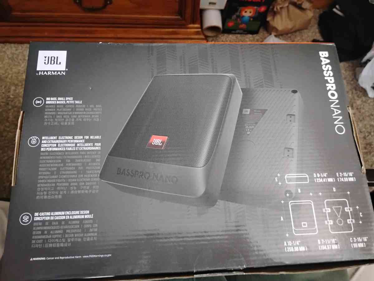 JBL BassPro NANO subwoofer - Lagrange, Indiana - FleaMarketBay