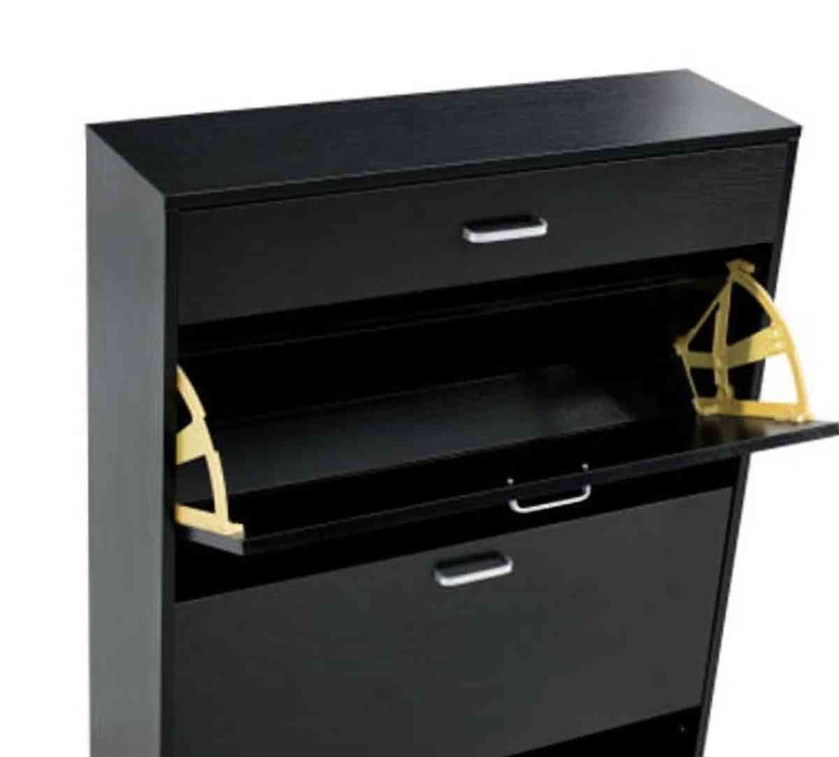 black shoe cabinet - Tempe, Arizona - FleaMarketBay