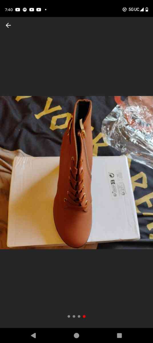 Brown High Heel Ankle Boots - Winston Salem, North Carolina