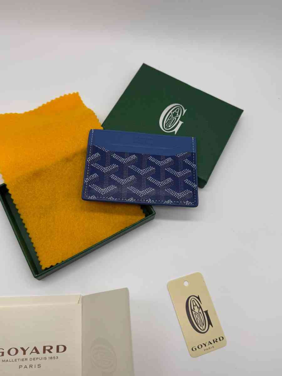 Blue Goyard Card Holder - Corpus Christi, Texas