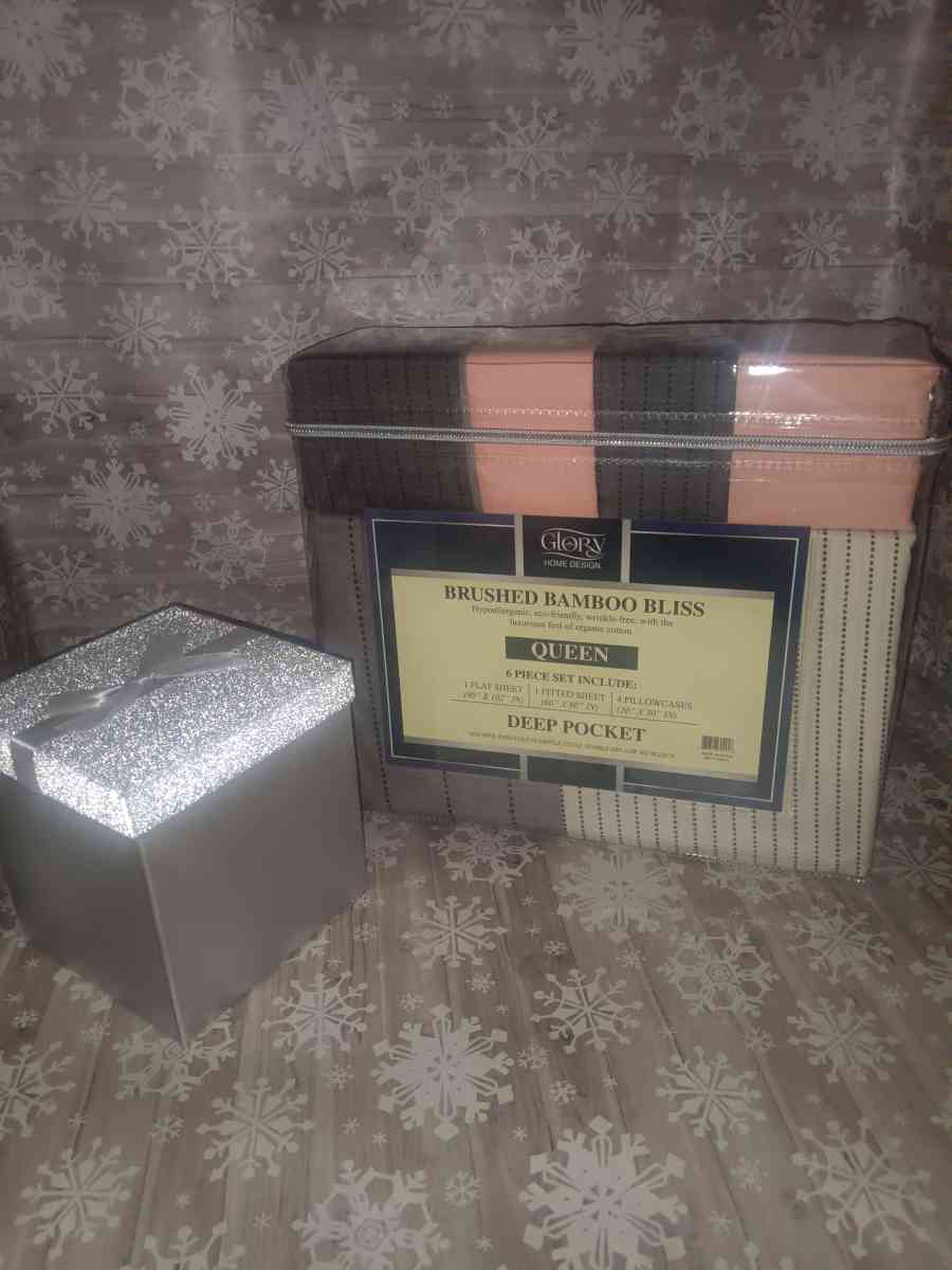 Queen Cotton 6 piece sheet set - Miami, Florida - FleaMarketBay