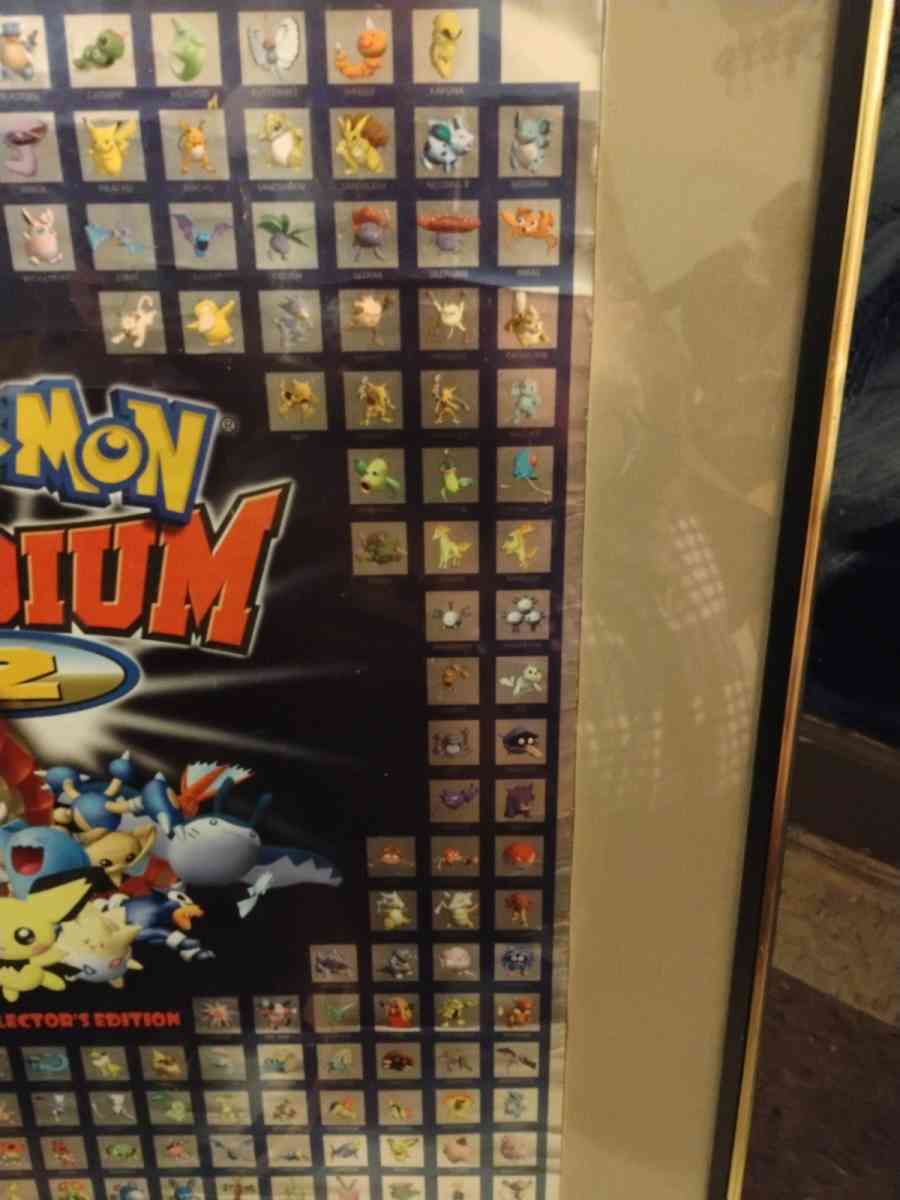 This is an original NMMT Pokmon Stadium 2 Foil Poster - Indianapolis, Indiana - FleaMarketBay