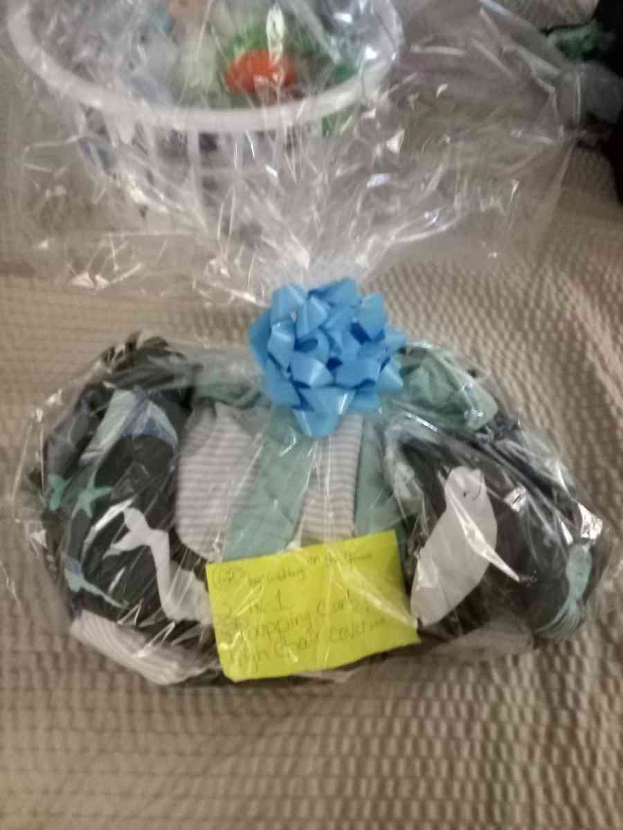 BABY SHOWER LAUNDRY BASKET GIFT FOR A BOY - Hagerstown, Maryland - FleaMarketBay