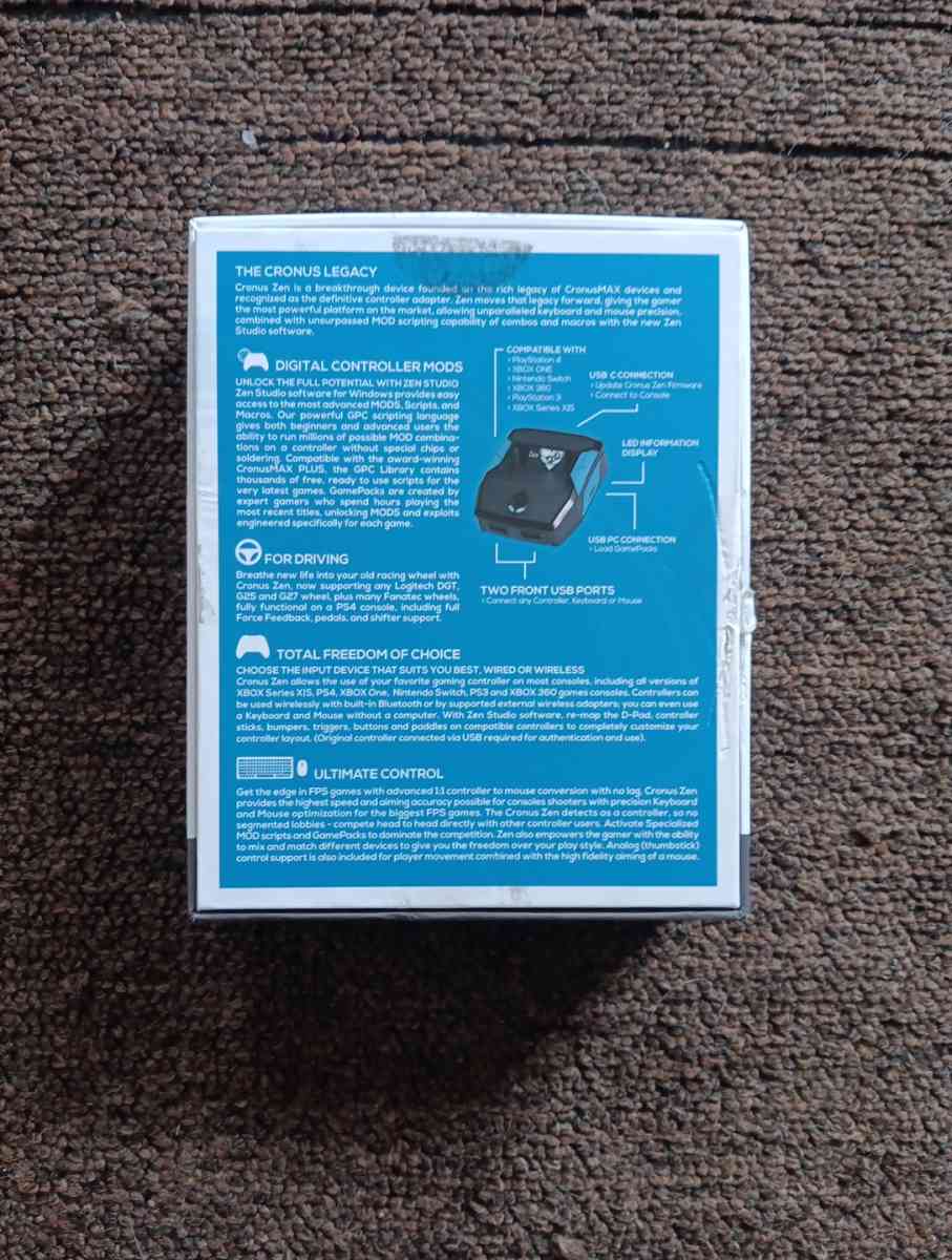 Cronus Zen - Lansing, Michigan - FleaMarketBay