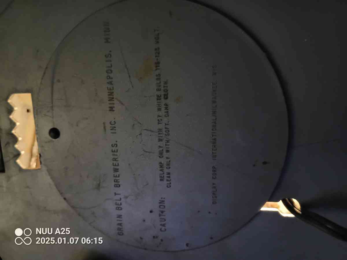 vintage light beer signs - Grimes, Iowa - FleaMarketBay