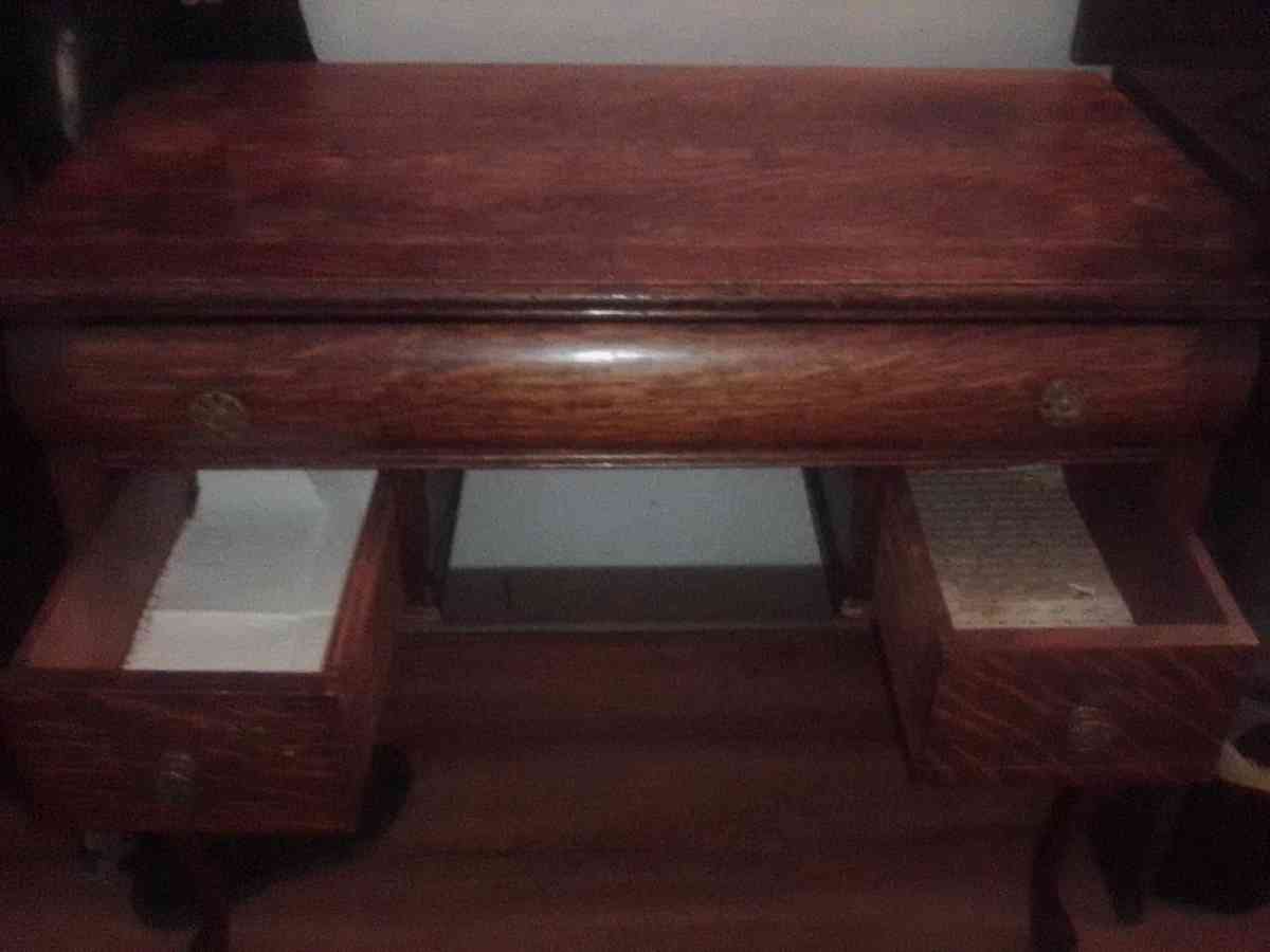 antique wooden office desk - Slidell, Louisiana - FleaMarketBay