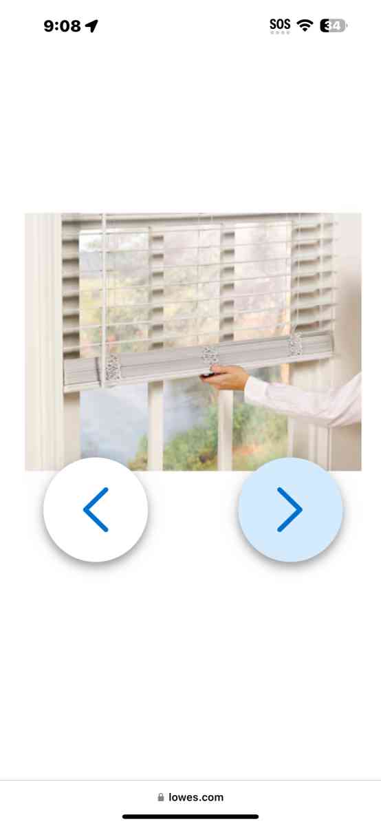 Allen Roth 2 in room darkening faux wood white 34 64 blinds - Ringgold, Georgia - FleaMarketBay