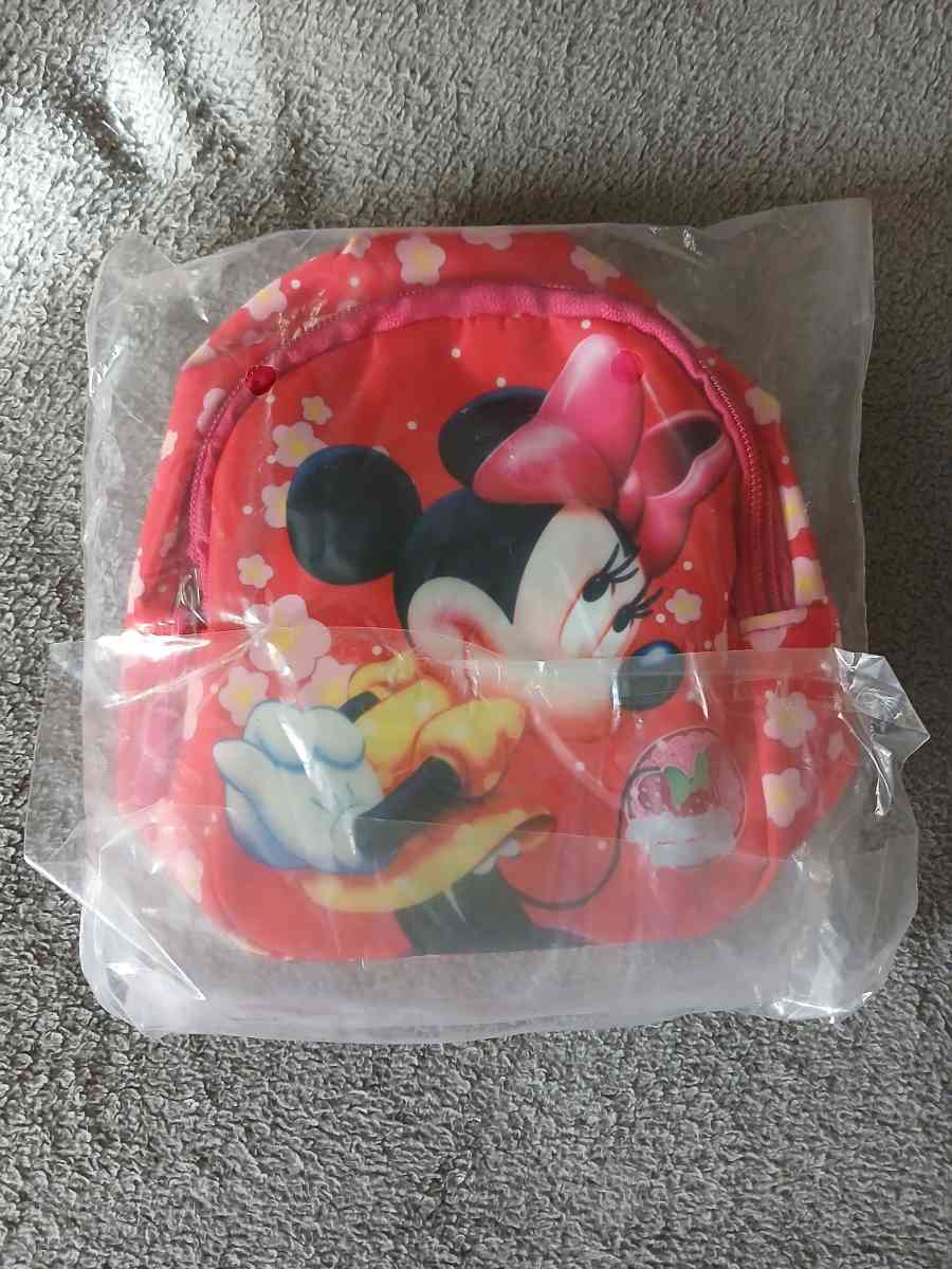 Disney Minnie Mouse 7 Inch Pink Flowal Small Backpack - North Hollywood, California - FleaMarketBay
