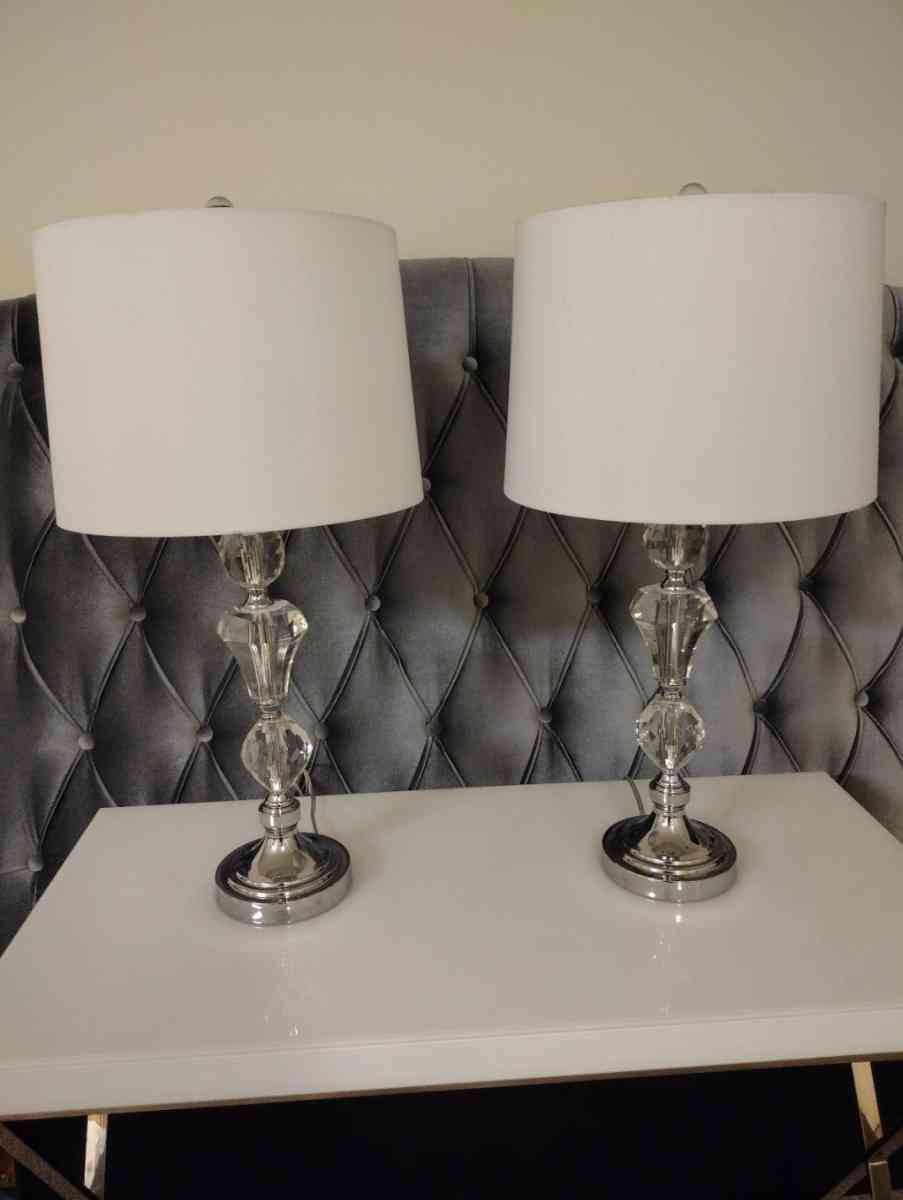 Genuine Swarovski Crystal Night Stand Lamps - Voorhees, New Jersey