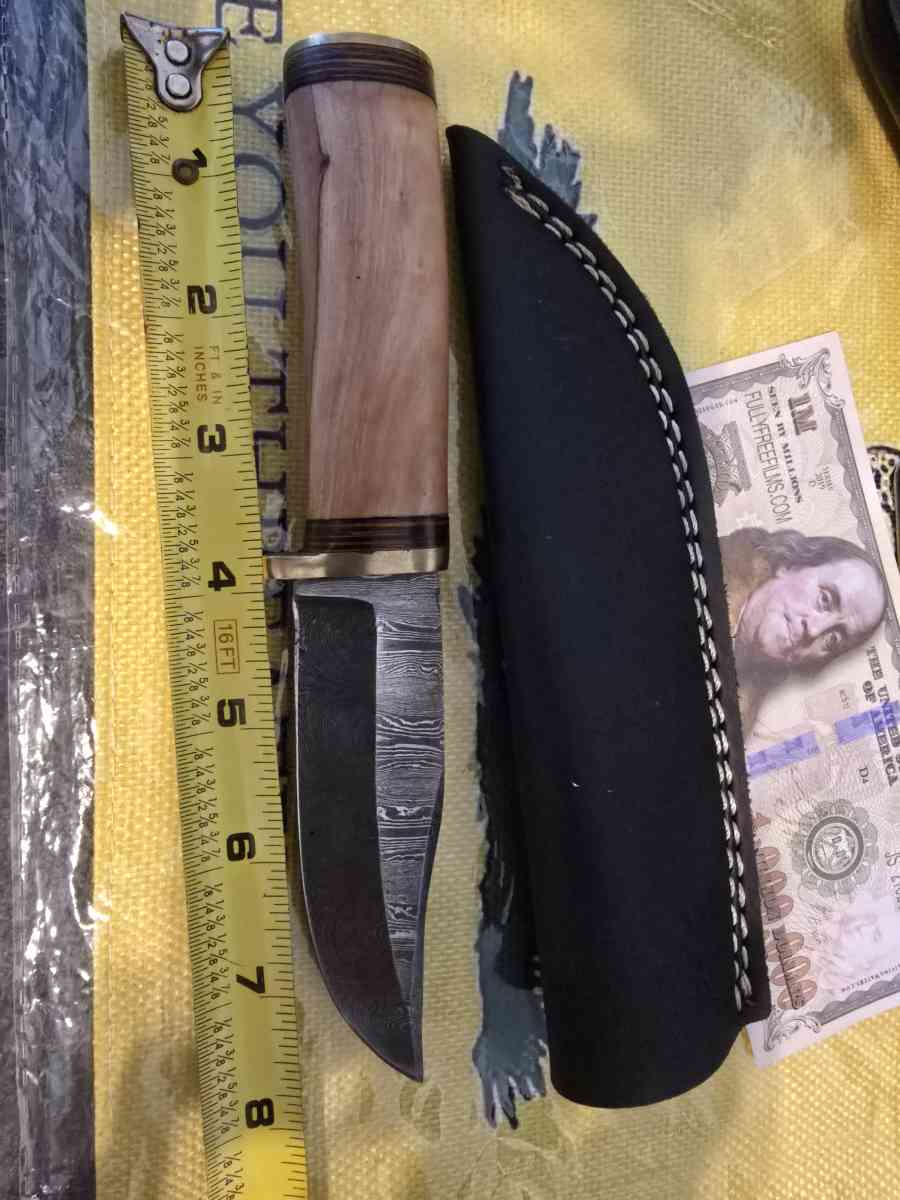 Damascus knife 1 - Corpus Christi, Texas
