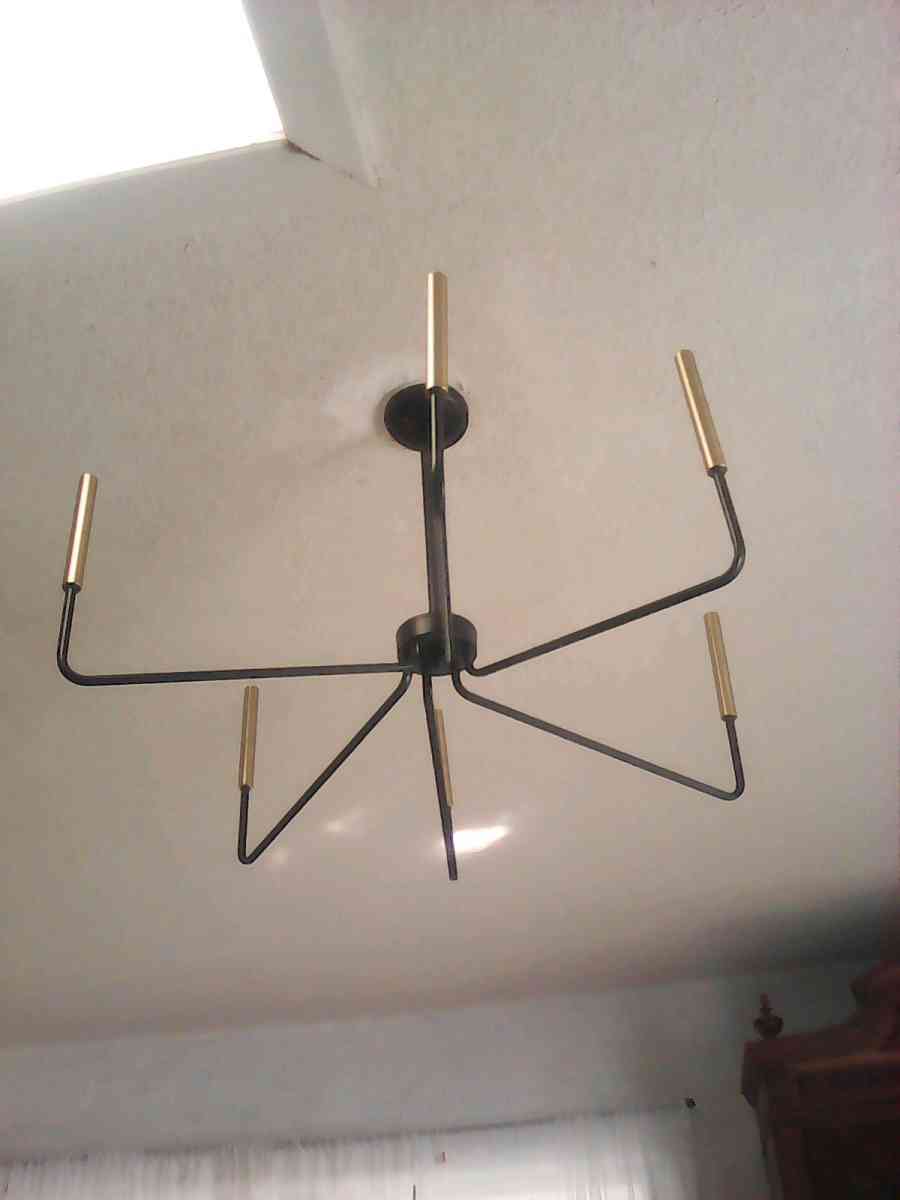 brand new chandelier look like the same in picture