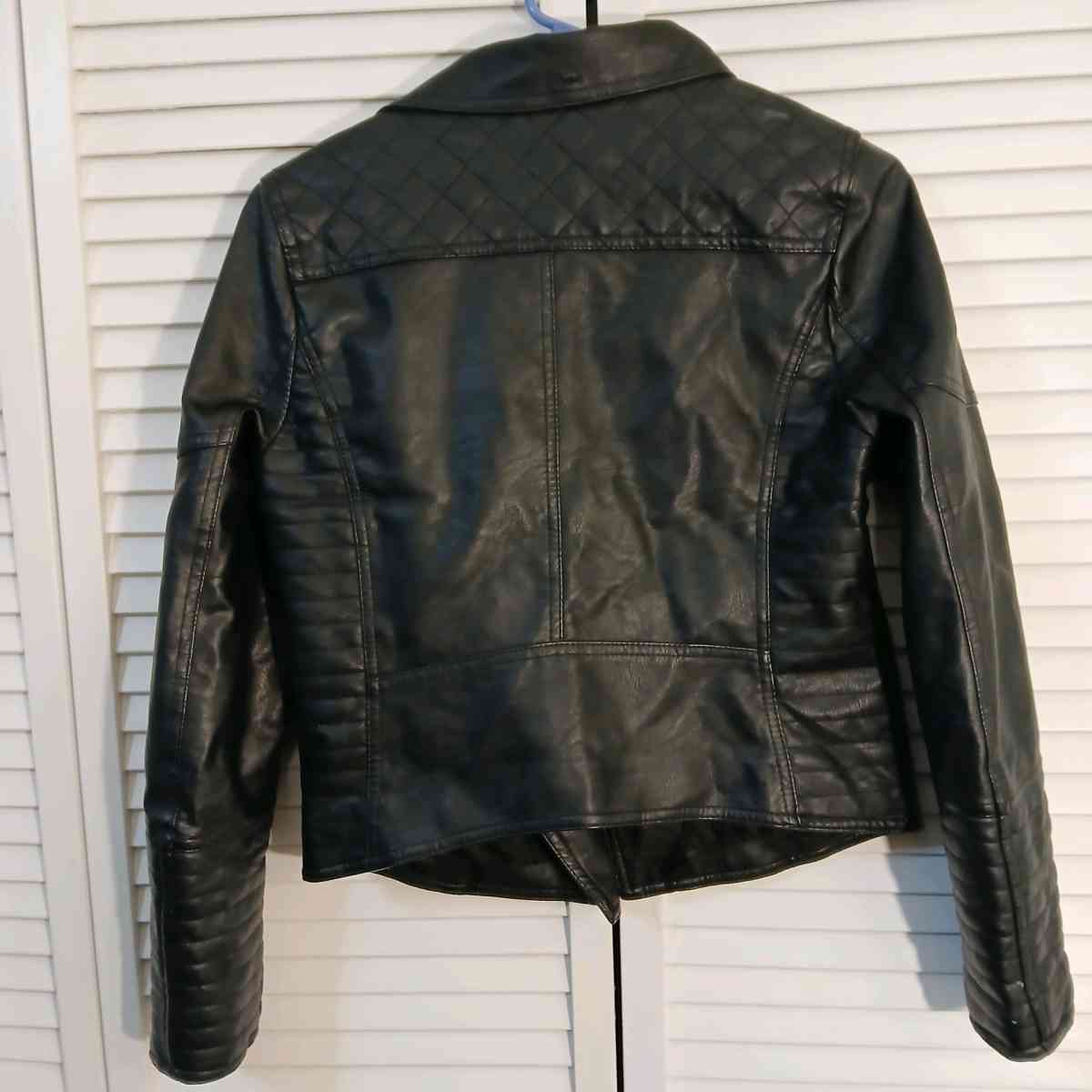 Love Tree Black Leather Jacket for Women Size S - Indianapolis, Indiana - FleaMarketBay