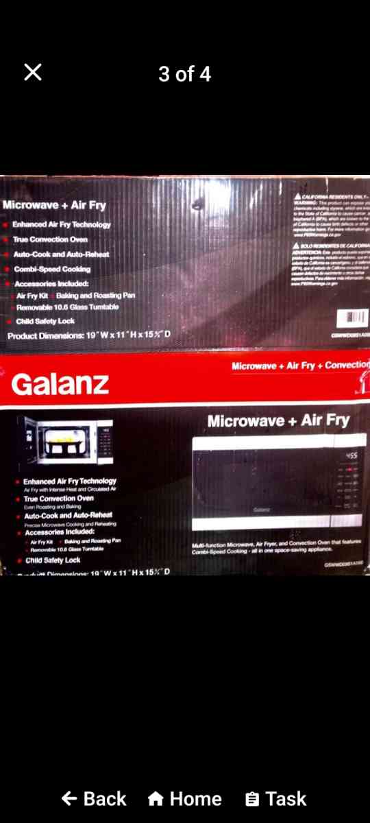 3 in 1 microwave - Bloomington, Illinois - FleaMarketBay