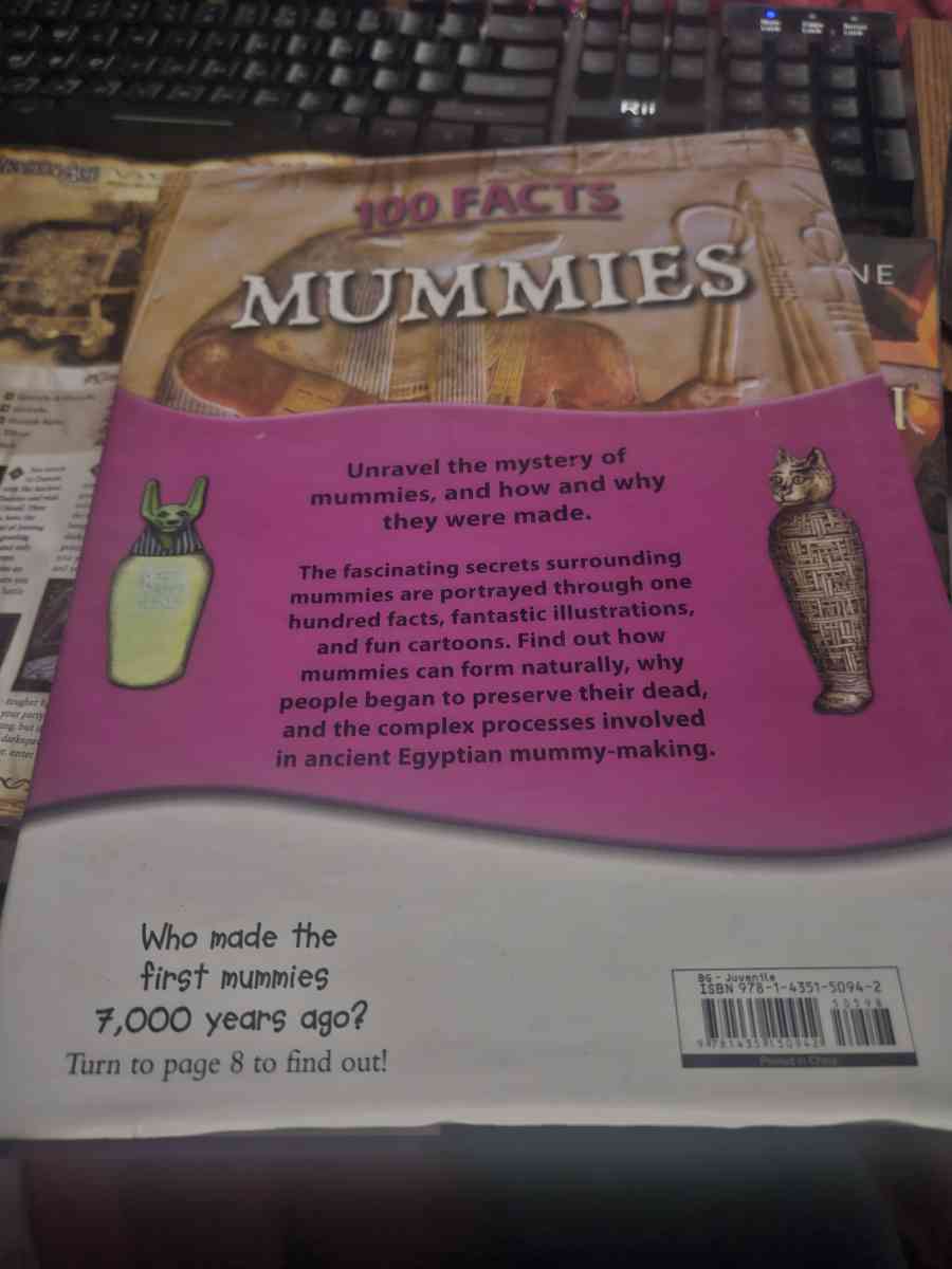 100 facts mummies - Dorothy, West Virginia - FleaMarketBay