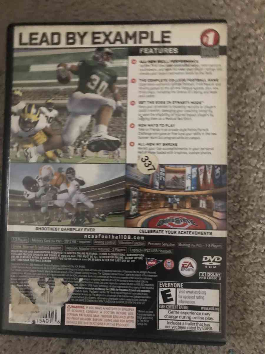 ncaa football 2008 game - Swansea, South Carolina - FleaMarketBay
