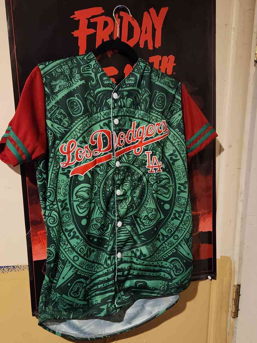 Los dodgers Aztec calendar jersey - Palo Alto, California - FleaMarketBay