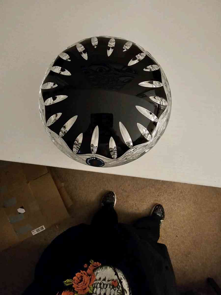 Waterford Black Crystal bowl - Peachtree City, Georgia - FleaMarketBay