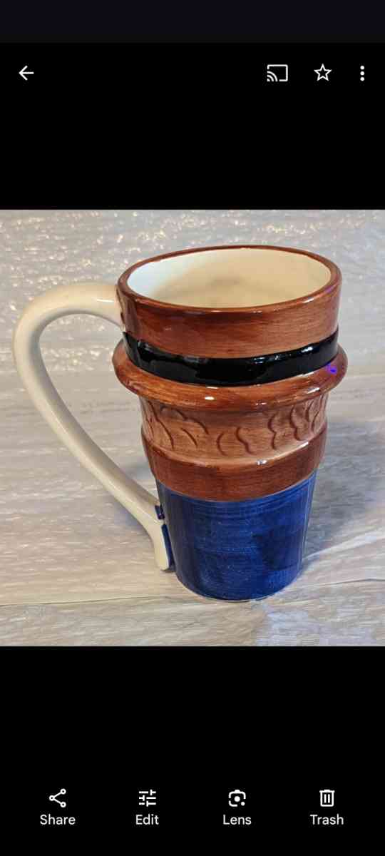 Rare Vintage Thanksgiving WCL Ceramic Turkey Mug - Phoenix, Arizona - FleaMarketBay