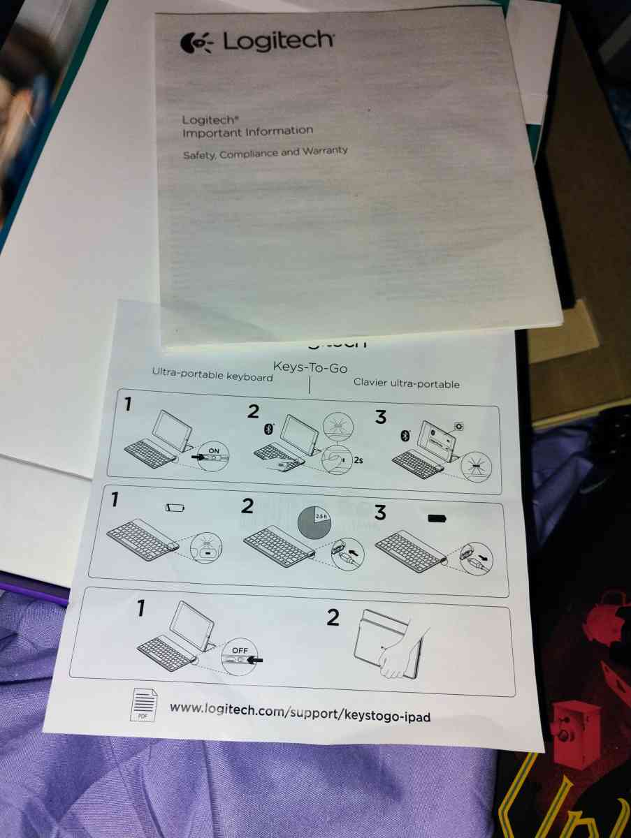 Logitech KeystoGo 92000698 Ultra Portable Bluetooth keyboard - Kirkwood, Delaware - FleaMarketBay