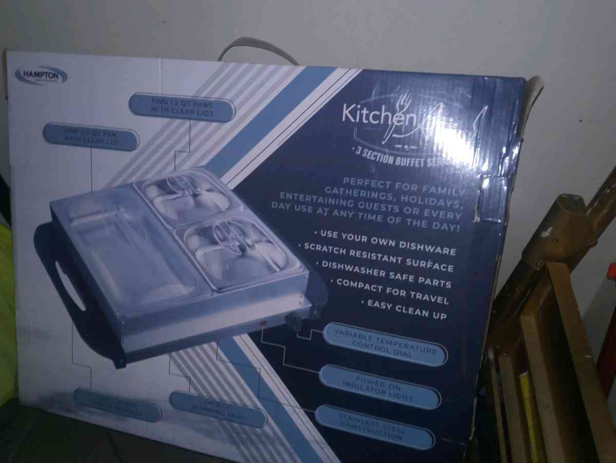 tres set de charolas para mantener la comida caliente - Bell, California