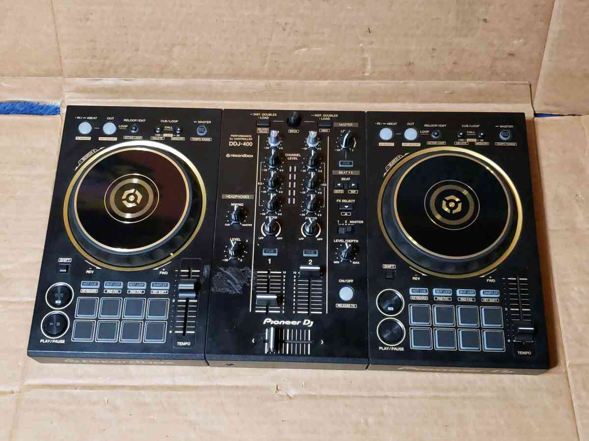 Pioneer DDJ400N LE Gold 2Channel DJ Controller Works No Cord - San Antonio, Texas