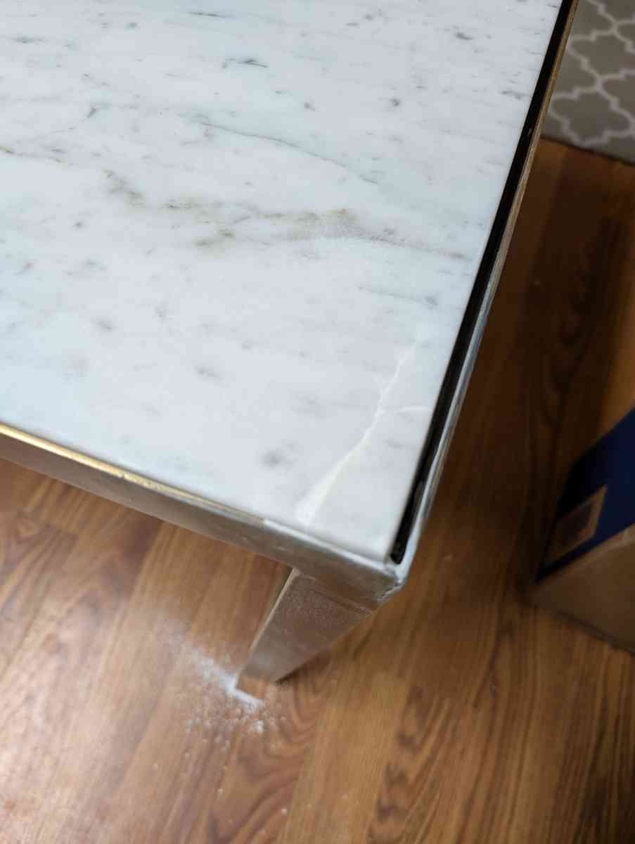 Italian Marble Top Coffee Table - Richfield, Ohio - FleaMarketBay