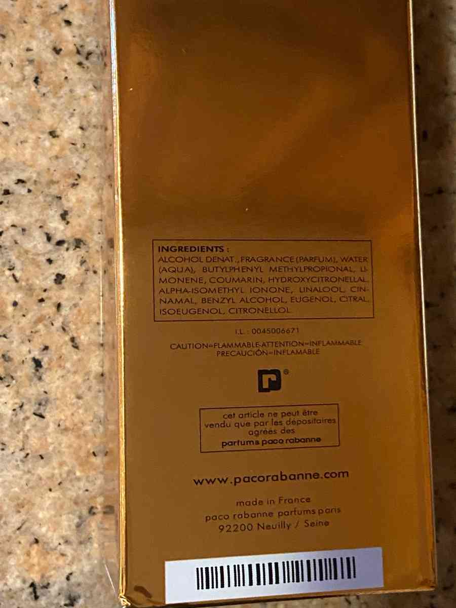 Paco Rabanne 1 Million 3 point 4 oz Cologne Eau De Toilette - San Jose, California - FleaMarketBay