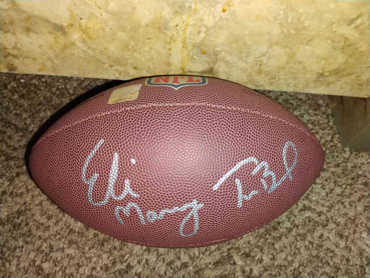Tom Brady and Eli Manning signed football - Clinton Township, Michigan - FleaMarketBay