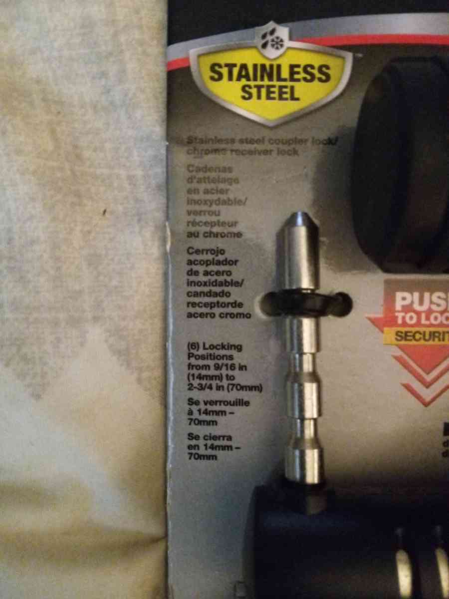 master lock stainless steel trailer hitch locks - Paragould, Arkansas - FleaMarketBay