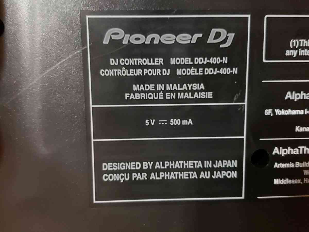Pioneer DDJ400N LE Gold 2Channel DJ Controller Works No Cord - San Antonio, Texas - FleaMarketBay