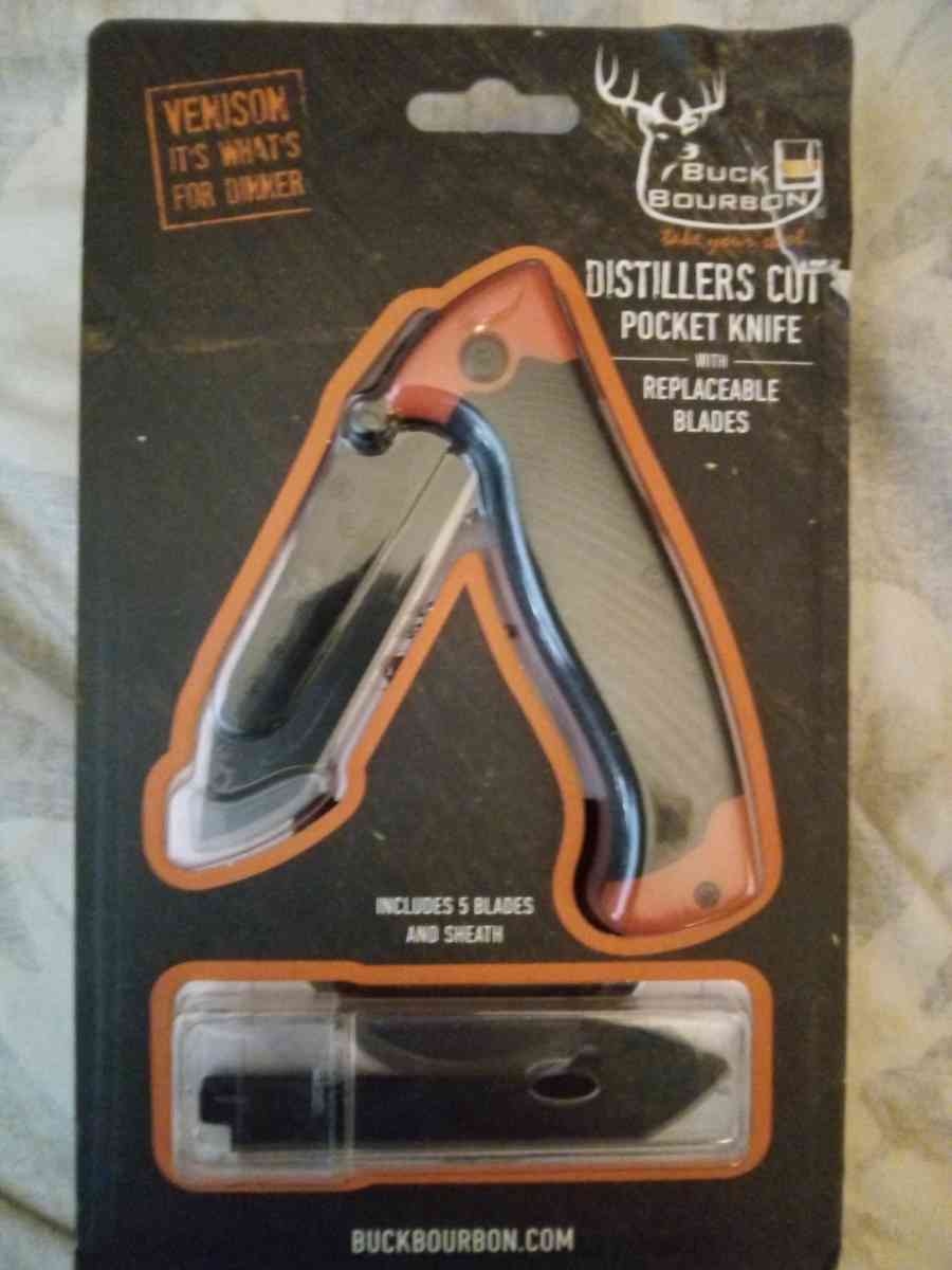 Buck Bourbon Distillers Cut pocket knife
