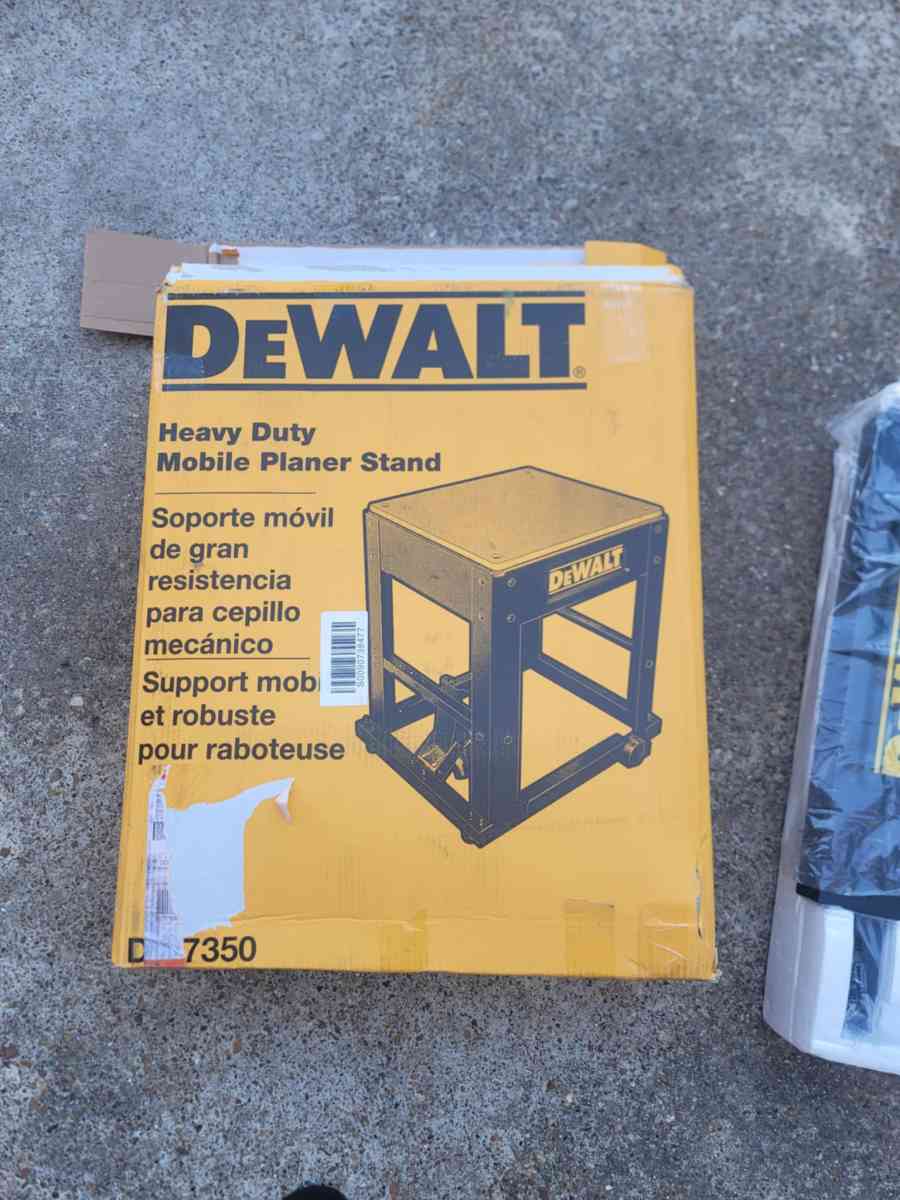 Mobile support for DEWALT mechanical brush NEW complete noth - Houston, Texas - FleaMarketBay