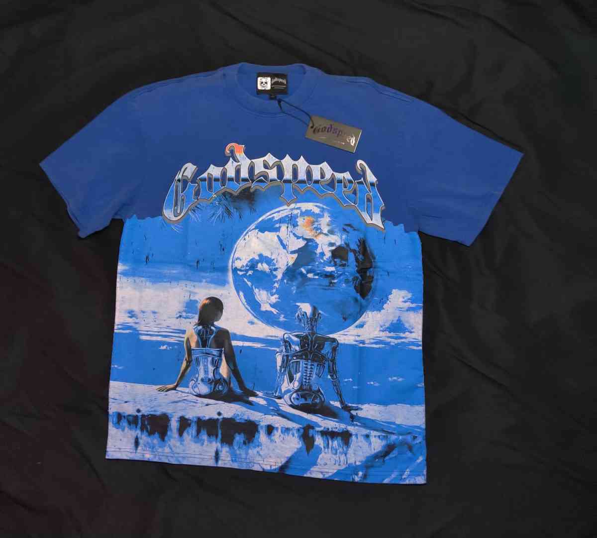 Godspeed Artificial Love TShirt Royal Washed - Union, New Jersey